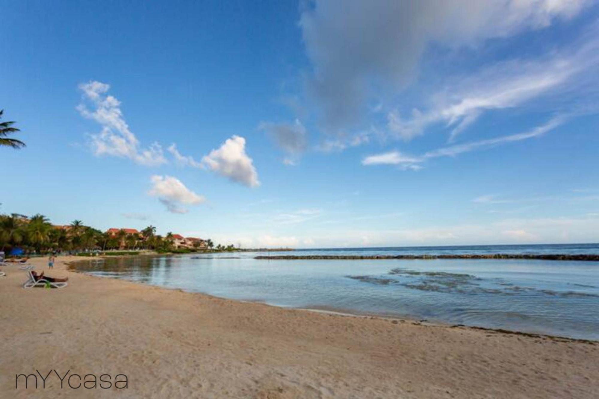Luxurious 1 Bedroom W/ Pool & Golf Course View Puerto Aventuras Bagian luar foto